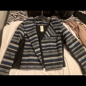 Chic Tribal Print Blazer (Jacket)